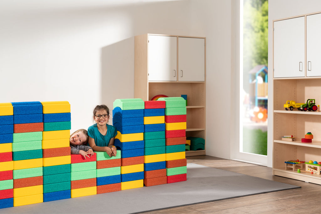 Bauen und Erleben Paket - Premium Produkt Made in Germany mit 22 Spielsteinen