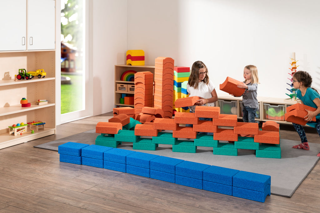 Bauen und Erleben Paket - Premium Produkt Made in Germany mit 22 Spielsteinen